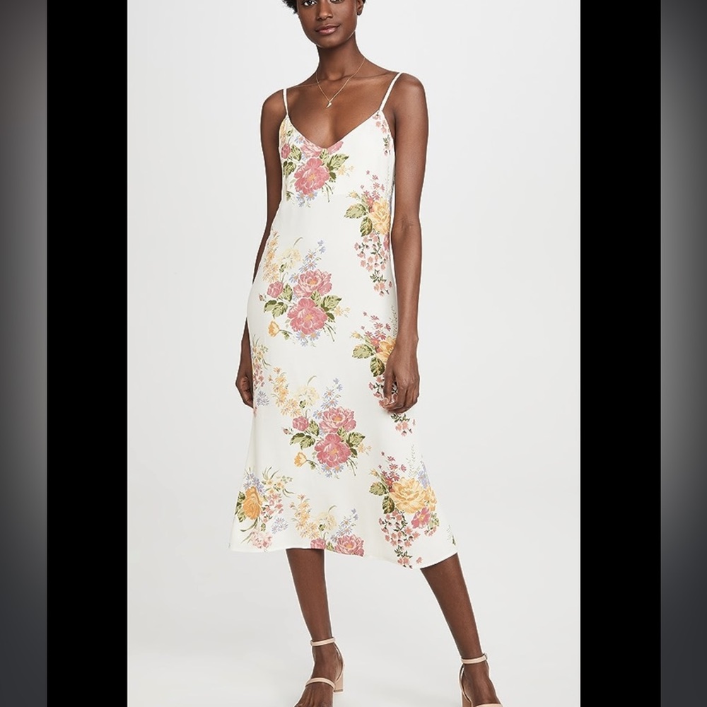 Reformation midi dress size 0